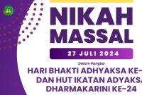 Pamflet Nikah Massal Kejari Karimun. (Foto: Istimewa)