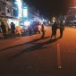 Polisi melakukan olah TKP di lokasi kecelakaan di kawasan Jalan A Yani Kolong. (Foto: Dokumen Polisi/KepriHeadline.id)
