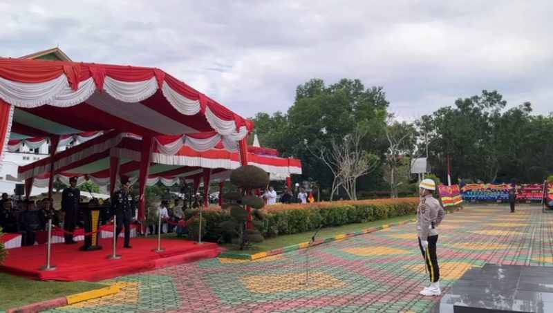 Suasana Perayaan HUT ke-78 Bhayangkara tahun 2024. (Foto: ricky/kepriheadline.id)