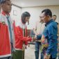 Pelepasan dua Pasukan Pengibar Bendera Pusaka (Paskibraka) Tingkat Nasional Tahun 2024 di Kantor Graha Kepri Batam Centre. (Foto: Diskominfo Kepri)