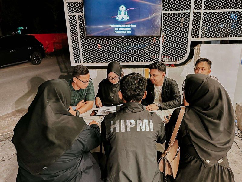 BPC Hipmi Kabupaten Karimun menggelar rapat terkait Pendaftaran Bacalon Ketua HIPMI Karimun. (Foto: istimewa/kepriheadline.id)