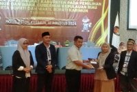 Rapat Pleno KPU Karimun tentang Penetapan DPS Pilkada Karimun 2024 di Ballroom Hotel Aston, Sabtu, 10 Agustus 2024. (Foto: istimewa)