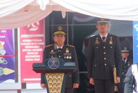 Kepala Kantor Wilayah Hukum dan HAM Kepulauan Riau I Nyoman Gede Surya Mataram pimpin Upacara Peringatan Hari Pengayoman Kemenkumham di Tanjungpinang. (Foto: Humas Imigrasi Karimun)