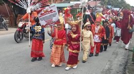 MIN 2 Karimun Gelar Karnaval Pakaian Adat, Meriahkan HUT ke-79 Kemerdekaan RI. (Foto: istimewa)