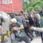 Suasana Simulasi Sistem Pengamanan Kota saat Pilkada Karimun 2024. (Foto: restu/Humas Polres Karimun)
