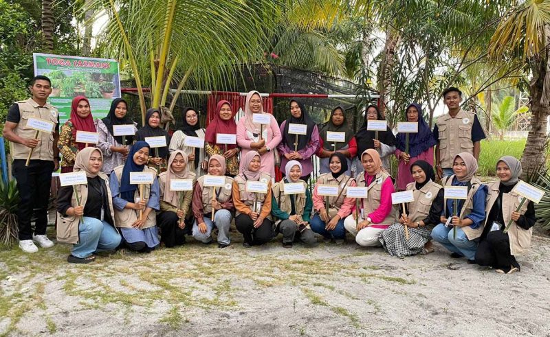 Toga Asman Berkolaborasi dengan Mahasiswa KKN Universitas Karimun Tingkatkan Kesehatan Masyarakat. (Foto: Istimewa)