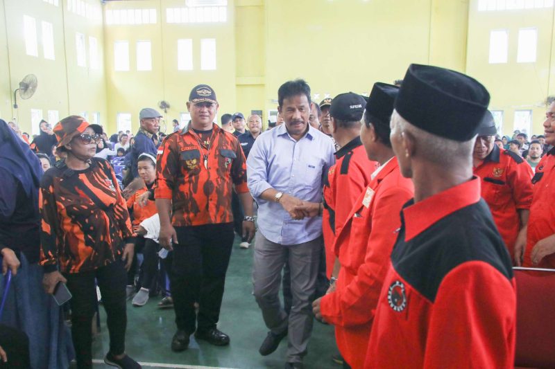 Muhammad Rudi menyapa langsung relawan dan kader partai di Bintan. Foto: istimewa