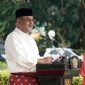 Bupati Rafiq Pimpin Upacara Hari Jadi HUT ke-22 Provinsi Kepri. Foto: Derran/Diskominfo Karimun