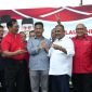 Launching kampanye pasangan Muhammad Rudi- Aunur Rafiq di Posko Pemenangan, Sei Panas, Batam. Foto: Istimewa