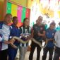 Penampakan Ular Piton sepanjang 2 Meter di SMPN 2 Karimun. 