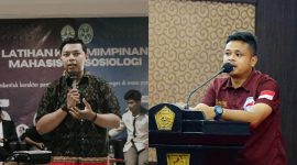 Ultras HMR Karimun, M. Abdul Yazid (Kiri) dan Tokoh Pemuda Karimun, Zuhdie (Kanan).