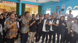 Rangkaian kegiatan Sosialisasi Bahaya Narkoba oleh JMSI Kepri di SMA Negeri 11 Batam. (FOTO: Istimewa)