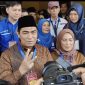 Pasangan Calon Bupati dan Wakil Bupati Karimun Nomor Urut 3 Bakti Lubis dan Raja Bakhtiar dijumpai usai penetapan nomor urut. Foto: ricky/kepriheadline.id