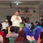 Cawagub nomor urut 2 Aunur Rafiq menggelar silahturahmi bersama simpatisannya di Posko Kemenangan HMR ber-Aura Kecamatan Tebing. Foto: istimewa