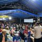 Cawagub Nomor Urut 2 Aunur Rafiq berkampanye bersama masyarakat Teluk Uma. Foto: ricky/kepriheadline.id 