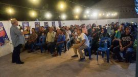 Cabup Firmansyah Paparkan Program Optimalisasi Pendidikan dan Kesehatan ke Masyarakat Paya Lebar Moro. Foto: istimewa