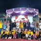 Kemeriahan Pentas Seni Akhiri Pengabdian Mahasiswa KKN Universitas Karimun di Desa Penarah. Foto: Dokumen Mahasiswa