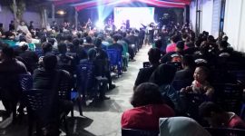 Ratusan pemuda di Karimun ramaikan acara Sharing Diskusi HMR ber-Aura dilaksanakan dalam rangka Hari Sumpah Pemuda. Foto: istimewa