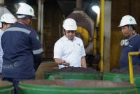 Direktur Utama PT Timah Tbk, Ahmad Dani Virsal, melaksanakan kunjungan kerja ke Area Operasional PT Timah di Pulau Kundur pada Kamis 7 November 2024. Foto: Humas PT Timah