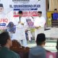 Pasangan Calon Gubernur dan Wakil Gubernur Kepulauan Riau Muhammad Rudi dan Aunur Rafiq mengikuti Prosesi Sumpah Setia Melayu di Pulau Penyengat. Foto: istimewa