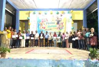 Pentas Seni Akhiri KKN Universitas Karimun di Desa Pongkar. Foto: istimewa