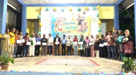 Pentas Seni Akhiri KKN Universitas Karimun di Desa Pongkar. Foto: istimewa