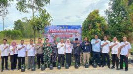Dukung Ketahanan Pangan, Polsek Tebing Launching Gugus Tugas Polri. Foto: Dokumen Polisi