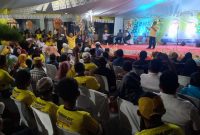 Pasangan Firman-Ery melaksanakan kampanye akbar di Telaga Harapan, Sei Lakam Barat. Foto: ricky/kepriheadline.id 