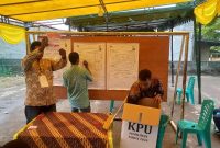 Pelaksanaan perhitungan suara pada Pilkada Serentak 2024. Foto: ricky/kepriheadline.id