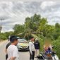 Polisi mengambil keterangan korban di lokasi terjadinya Curas di Karimun. Foto: istimewa