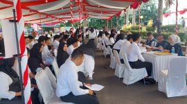 Pelaksanaan SKD CPNS Karimun di Batam beberapa waktu lalu. Foto: istimewa