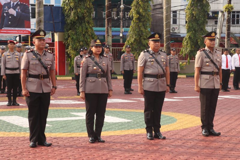 Kapolres Karimun Pimpin Sertijab Kasat Lantas dan Kapolsek Buru. Foto: Istimewa