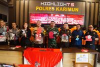 Polres Karimun mengungkap 9 kasus narkotika selama 2 pekan terakhir. Foto: istimewa