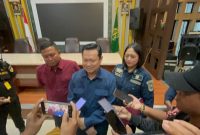 Kajari Karimun diwawancara awak media. Foto: ricky/kepriheadline.id