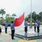 Pelaksanaan Upacara Peringatan HUT ke-53 KORPRI di Kantor Bupati Karimun. Foto: Forkopim Karimun.