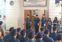 KSOP Kelas I A Tanjungbalai Karimun menggelar Apel Siaga Kesiapan Penyelenggaraan Arus Mudik Natal dam Tahun Baru 2025. Foto: istimewa