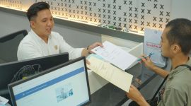 Pelayanan Penerbitan Sertipikat Tanah Elektronik. Foto: Biro Humas Kementerian ATR/BPN