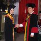 Prosesi Wisuda Universitas Karimun di Gedung Nilam Sari, Komplek Perkantoran Pemkab Karimun. Foto: Istimewa
