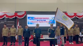 Kepengurusan Ikatan Alumni AMNI (IKANI) Semarang Cabang Kabupaten Karimun resmi dilantik, Sabtu, 14 Desember 2024. Foto: ricky/kepriheadline.id 