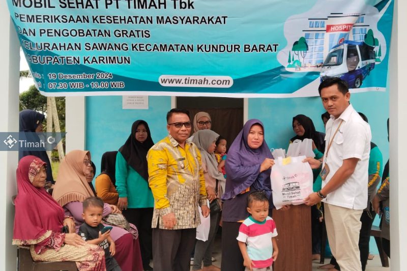 Kehadiran Mobil Sehat PT Timah Selalu Dinanti Masyarakat Sawang. Foto: Humas PT Timah/Kepriheadline.id