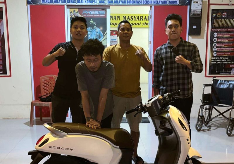 Pelaku Curanmor di Perumahan Gladiola Dibekuk Polisi, Ternyata Residivis. Foto: Dokumen Polisi/Istimewa