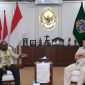Menteri ATR/BPN Nusron Wahid bertemu Menteri HAM bahas Legalisasi Tanah yang Memiliki Dampak Terhadap HAM. Foto: Biro Hubungan Masyarakat Kementerian ATR/BPN.