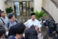 Menteri ATR/BPN Nusron Wahid saat diwawancara oleh sejumlah awak media. Foto: Biro Hubungan Masyarakat Kementerian Agraria dan Tata Ruang/Badan Pertanahan Nasional/KepriHeadline.id