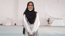 Mauludiyatun Hasanah, Qoriah Asal Karimun Raih Juara 3 MTQ Internasional 2025 di Qatar. Foto: Istimewa/KepriHeadline.id