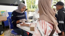 Pelayanan Mobil Sehat PT Timah hadir di Pulau Belitung. Foto: Humas PT Timah.