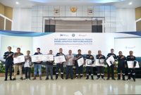 Peringatan Bulan K3 Nasional, PT Timah Berikan Penghargaan Bagi Karyawan dan Mitra Usaha. Foto: Humas PT Timah
