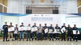 Peringatan Bulan K3 Nasional, PT Timah Berikan Penghargaan Bagi Karyawan dan Mitra Usaha. Foto: Humas PT Timah