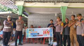 Peringati Hari Pers Nasional, PWI Karimun dan Polres Karimun Gelar Bakti Sosial, Bagikan Puluhan Paket Sembako. Foto: KepriHeadline.id