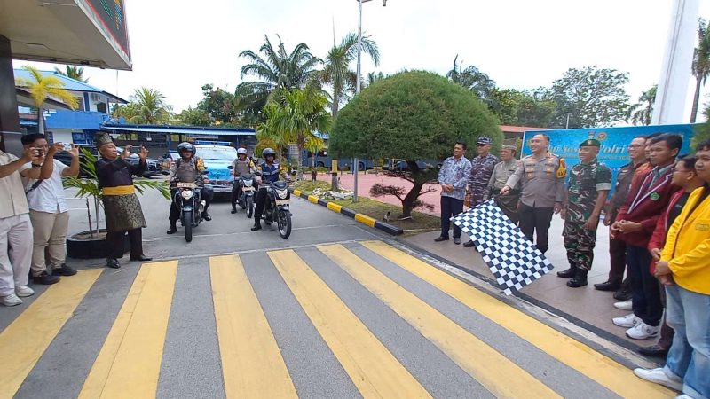 Polres Karimun Gelar Bakti Sosial Presisi Sambut Ramadan, Salurkan 200 Paket Sembako. Foto: ricky/kepriheadline.id
