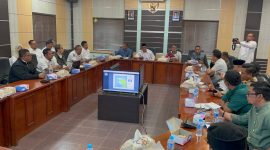 DPRD Karimun menggelar RDP membahas persoalan lahan di Desa Sugie. Foto: istimewa/KepriHeadline.id